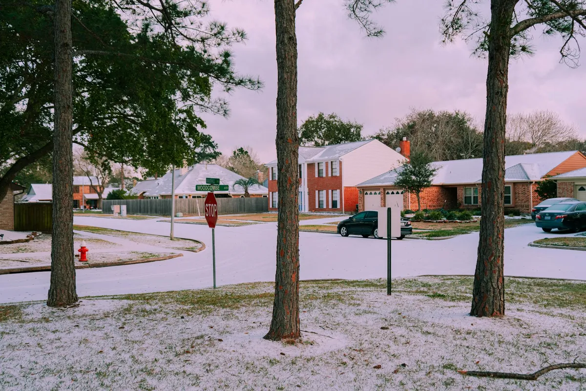 A quiet residential street in Atlantic City